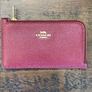 Coach card/coin purse